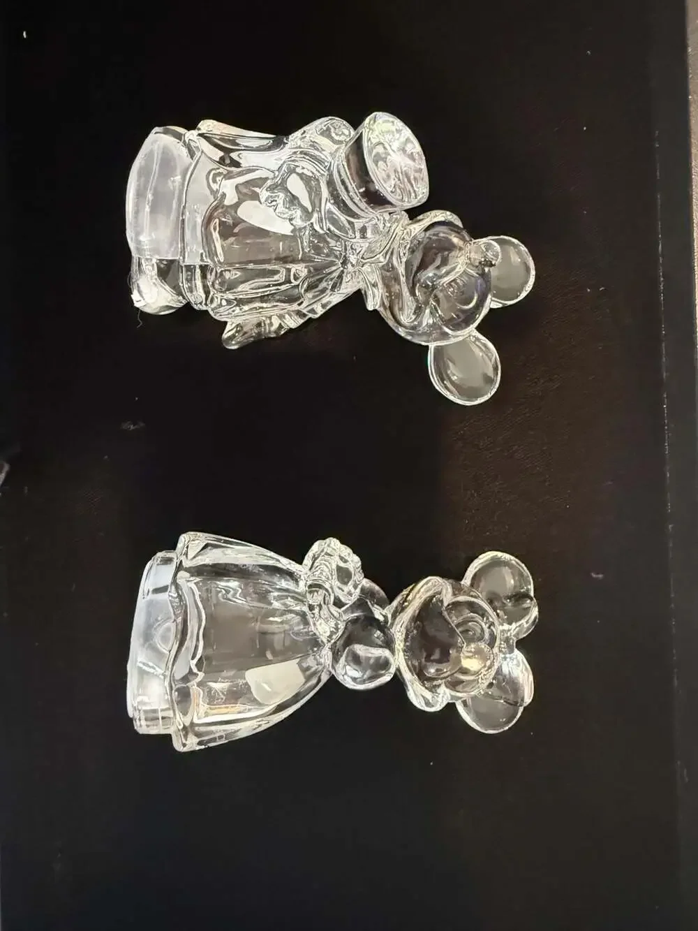 Lenox Disney Mickey & Minnie Mouse Crystal Salt & Pepper Shaker Set